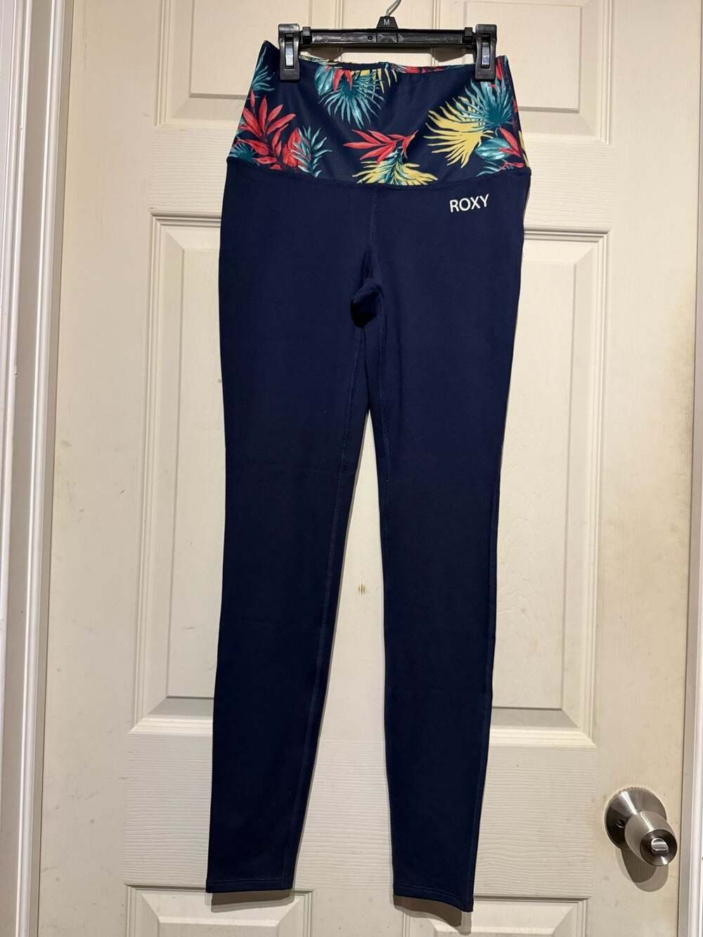Roxy Kaileo Hw Ce Size S Tropical Print Surf Leggings